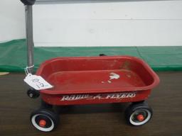 RADIO FLYER SMALL WAGON  BEEN PLAYED WITH