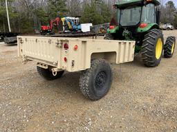 8' Pintle Hitch Army Trailer