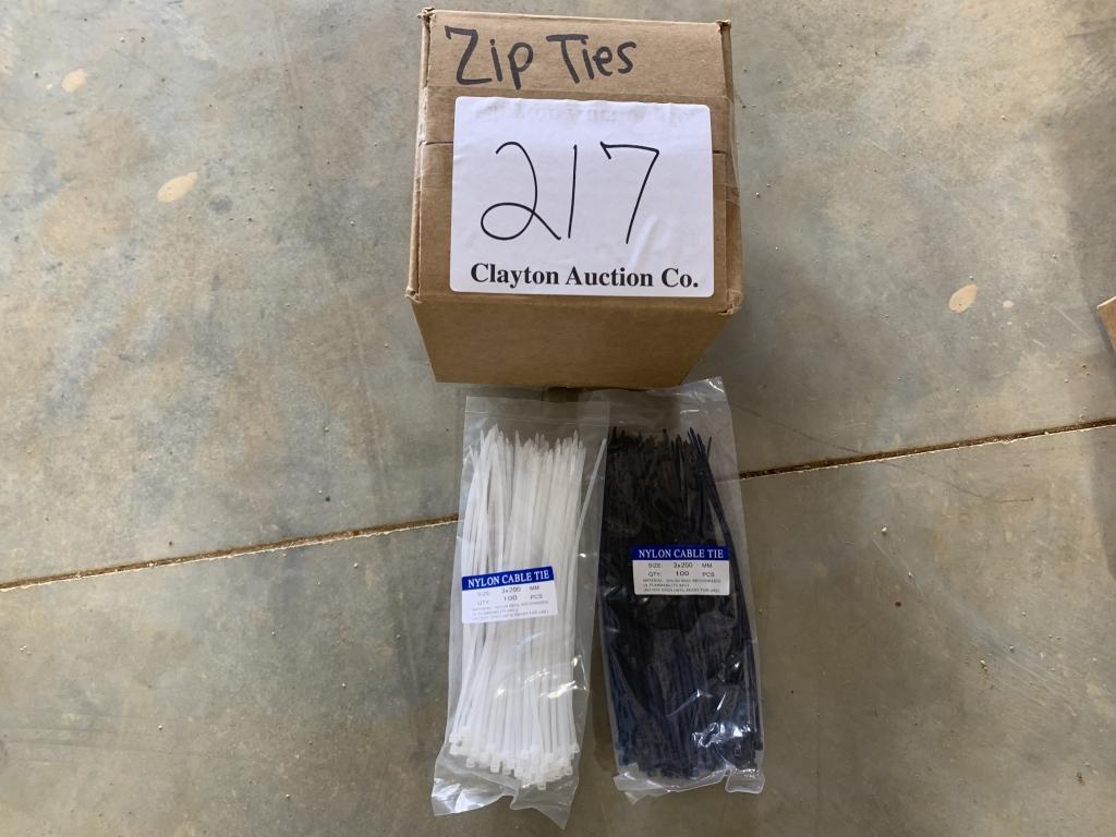 Box of Zip Ties - 10 pks per box