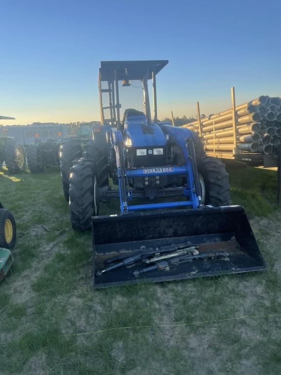 New Holland TS110 Tractor w/ Loader & Bucket