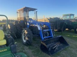 New Holland TS110 Tractor w/ Loader & Bucket