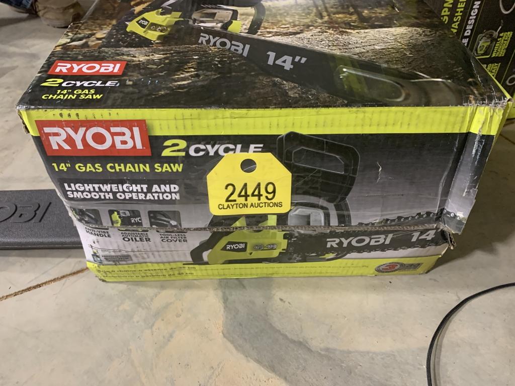 Ryobi 40 Volt 14" Gas Chainsaw