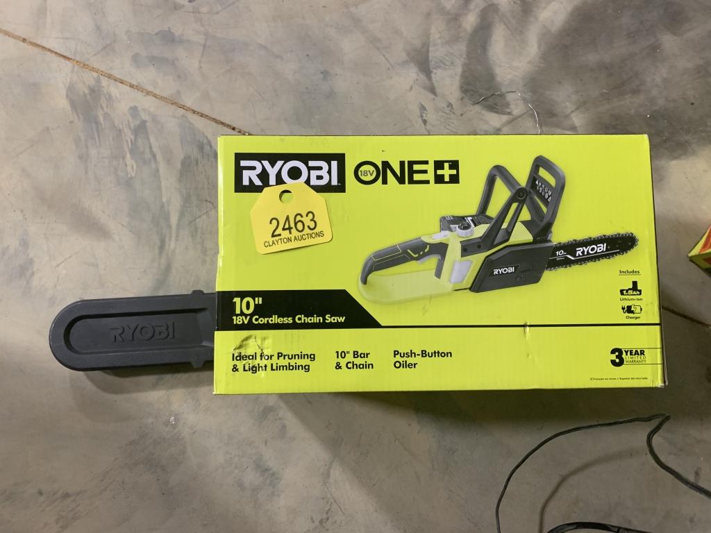 Ryobi 10" Cordless 18 Volt Chainsaw