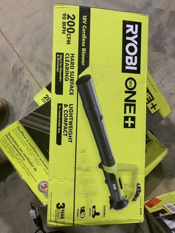 Ryobi 18 Volt Cordless Jet Pack Blower