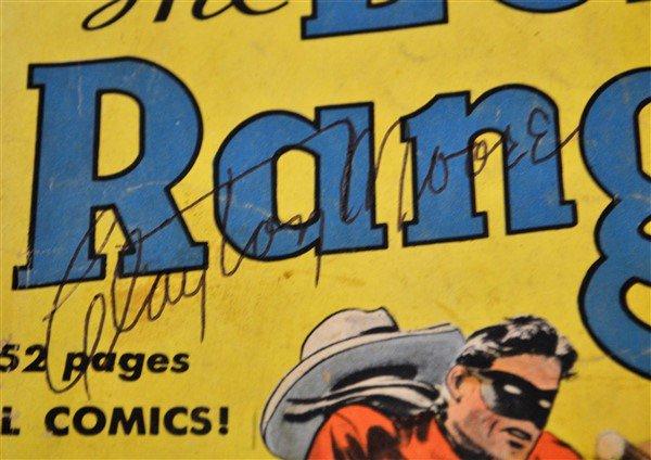 3 Signed "The Lone Ranger" comics