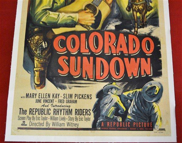 "Colorado Sundown" *Linenbacked* Movie Poster