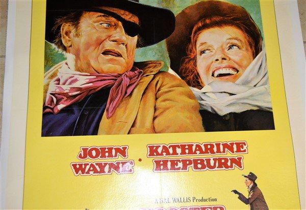 "Rooster Cogburn" One Page *Linenbacked* Poster