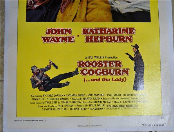 "Rooster Cogburn" One Page *Linenbacked* Poster