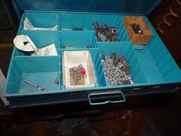 CABINETS, NUT & BOLT BINS & CONTENTS