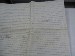 PROPERTY DOCUMENT FROM GREAT BRITTON 1700’S