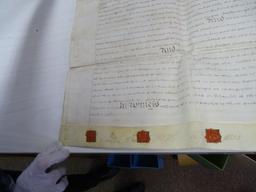 PROPERTY DOCUMENT FROM GREAT BRITTON 1700’S