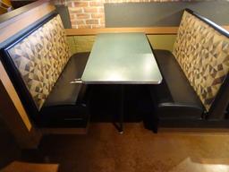 BOOTHS W/TABLES 4 SEATER (X2)