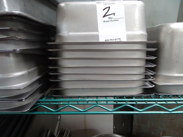 S/S ½ SIZE PANS (X8)