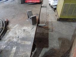 WELDING TABLE W/ LEEDS  50 X 50 W/ 2” TOP