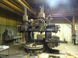 NILES 72” VERTICAL TURRET LATHE