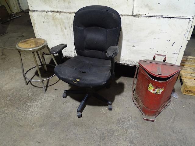 RAG CAN STOOL & CHAIR X1