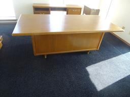 DESK & CREDENZA (X2)