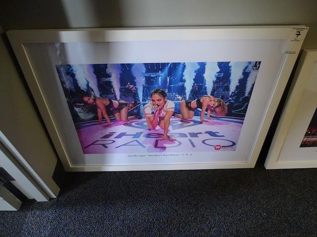 JENNIFER LOPEZ FRAMED PICTURE 43”X31”