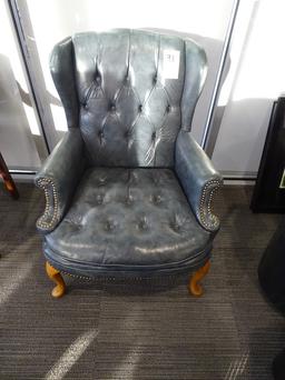 GRAY DIAMOND TUFTED ARM CHAIR X1