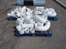 PALLETS OF PVC FITTINGS 6" (X3)