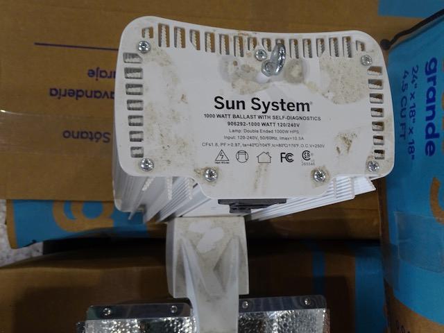 SUN SYSTEM 1000W BALLAST W/SELF DIAGNOSTICS 906292-1000WATT 120/240V (X10) LIGHTS
