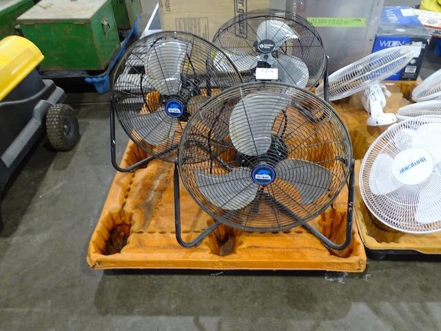 (2) B-AIR FANS & (1) COMFORT FAN (X3)