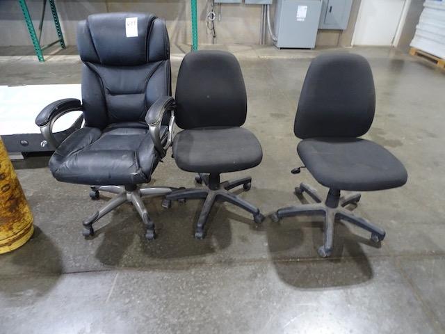 (3) OFFICE CHAIRS