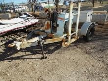 TARGET CONCRETE SAW W/TRAILER & DELTA TOOLBOX