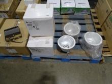 NEW MAX LED ECO SERIES 8" COMMERCIAL DOWN LIGHT RETROFIT, DIMMABLE 1750 LUMEN 23W 120/277V (X6)