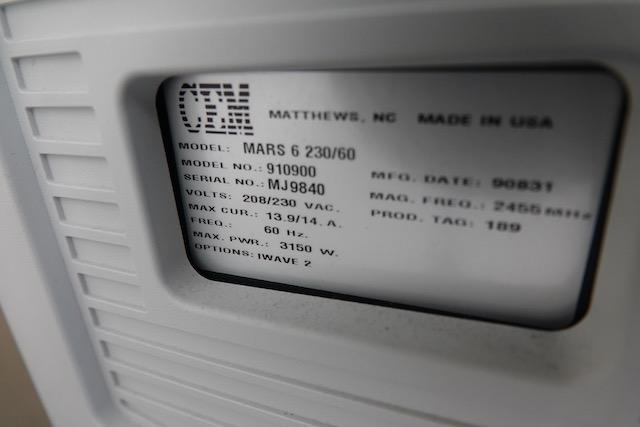 MARS6 MICROWAVE DIGESTION SYSTEM