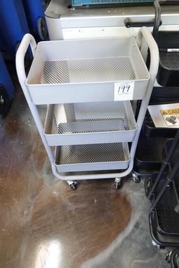 ROLLING 3 SHELF CART