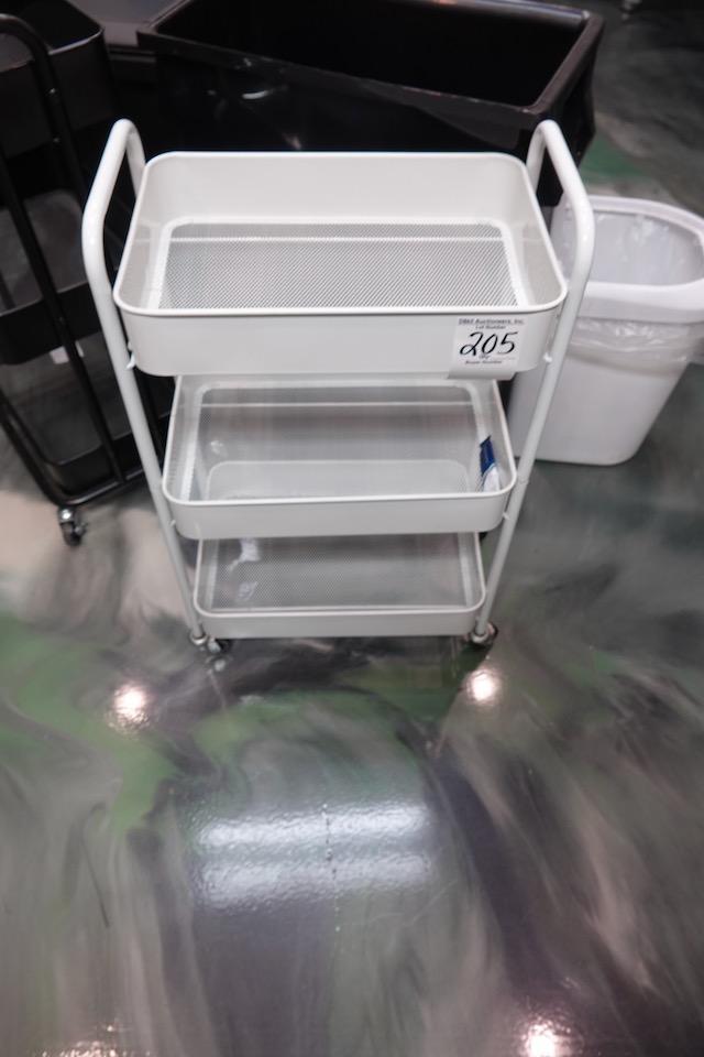 ROLLING 3 SHELF CART