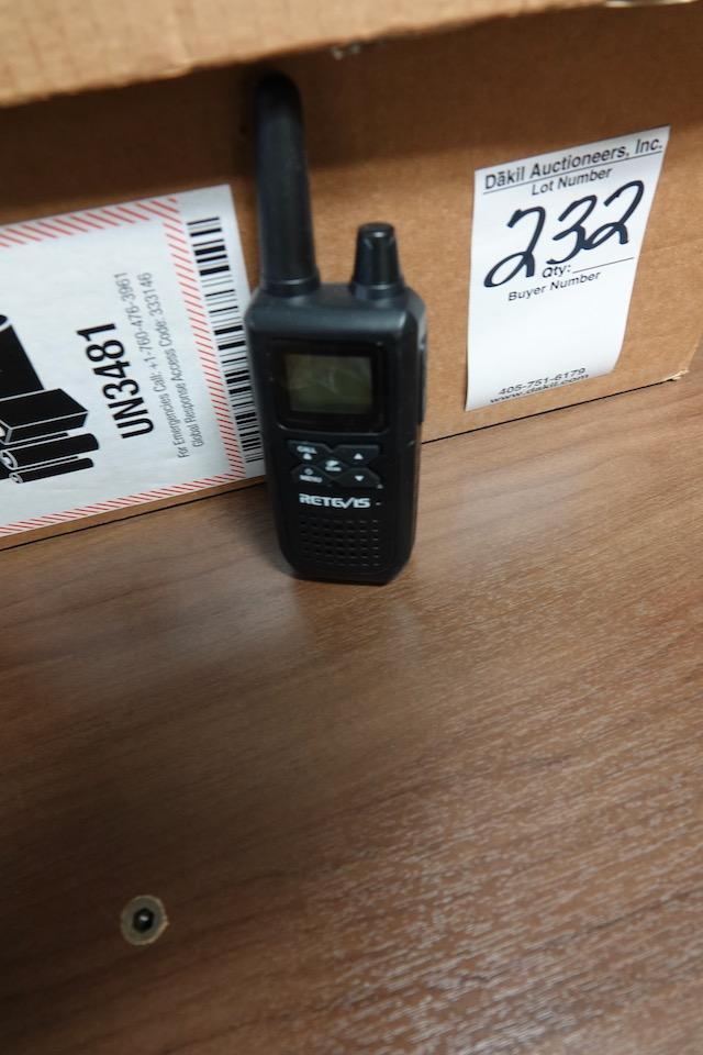 BOX OF WALKIE TALKIES