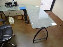 GLASS TOP DESK