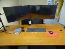 COMPUTER SYSTEM-SCEPTRE 23.8 FULL HD 75HZ 1MS IPS MONITORS, ONN MICROPHONE,