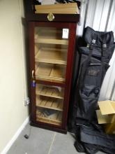 BAR BATUS CIGAR CABINET HUMIDOR 26 X 17 ¼ X 70