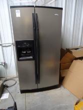 WHIRLPOOL GOLD DOUBLE DOOR REFRIGERATOR & FREEZER