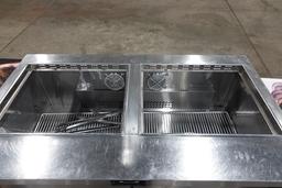 MIGALI SANDWICH/SALAD PREP TABLE REFRIGERATOR MOD: C-SP60-24BT