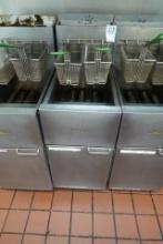 DEAN DOUBLE BASKET GAS DEEP FRYER