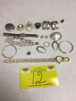 MISC WHITE METAL JEWELRY/MISC COSTUME JEWELRY