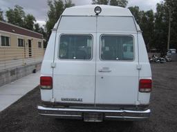 1992 CHEV BEAUVILLE HIGH TOP VAN