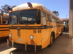 OFFSITE LOT - 1989 CROWN SCHOOL BUS