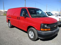 2009 CHEV 2500 CARGO VAN