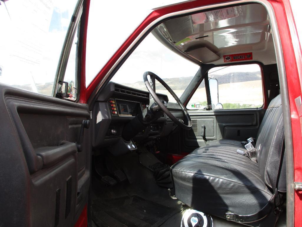 1991 FORD F-750 BRUSH TRUCK