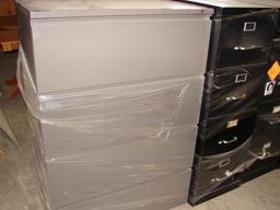 7 METAL FILE CABINETS