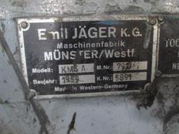 Jaeger crimp machine with approx (60) crimp wheels/various size and configurations Model-KMS-A With