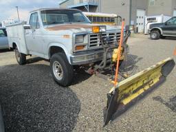 1986 FORD F350 UTILITY 4X4