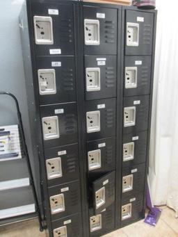 ASI STORAGE SOLUTIONS 3X6 METAL LOCKERS