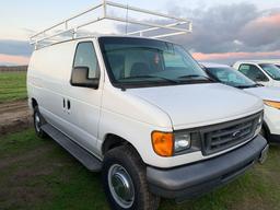 2006 FORD E350 CARGO VAN