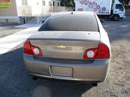 YEAR 2008 MAKE CHEV MODEL MALIBU LT VIN 1G1ZJ57748F288319 ODOMETER 105815 ODOMETER STATEMENT EX